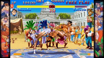 Capcom Fighting Collection captura de tela 1