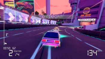 Electro Ride: The Neon Racing captura de tela 3