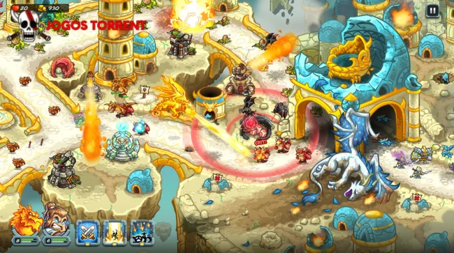 Baixe Kingdom Rush 5 Alliance TD Dragon Wars Campaig