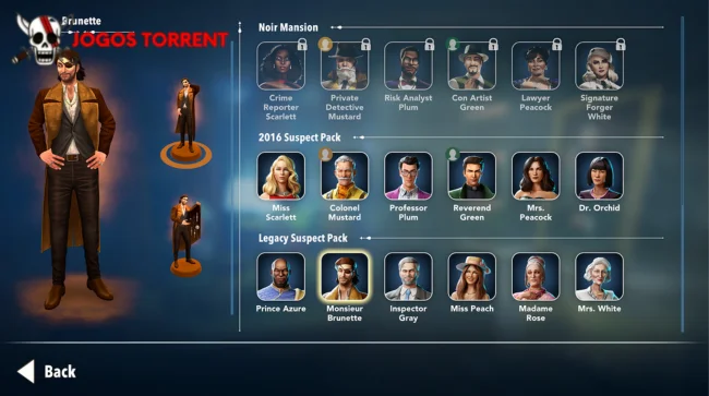 Baixe Clue Cluedo Legacy Suspect Pack (1)